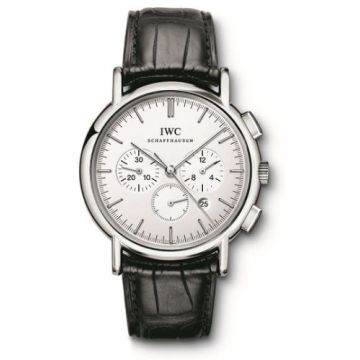 IWC Schaffhausen Portofino Chronograph MecaQuartz Stainless Steel / Silver