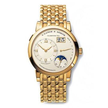 A. Lange & Söhne Lange 1 Moonphase Yellow Gold / Silver / Bracelet