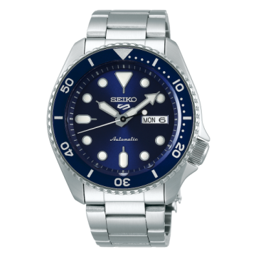 Seiko 5 Sports Sports Style Stainless Steel / Blue / Bracelet