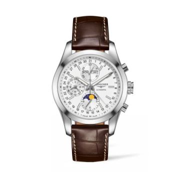Longines Conquest Classic Moonphase Stainless Steel / Silver