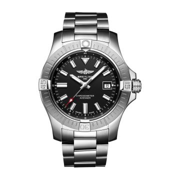 Breitling Avenger Automatic 43 Stainless Steel / Black / Bracelet