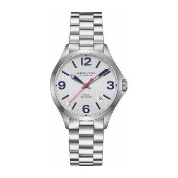 Hamilton Khaki Aviation Air Race Auto 38 Grey / Bracelet