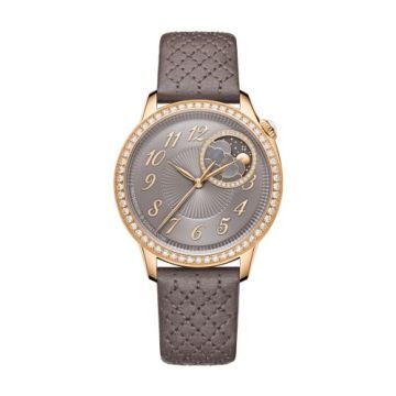 Vacheron Constantin Égérie Moonphase 37 Pink Gold - Diamond / Taupe
