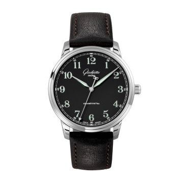 Glashütte Original Senator Excellence Stainless Steel / Black / Calf - Pin