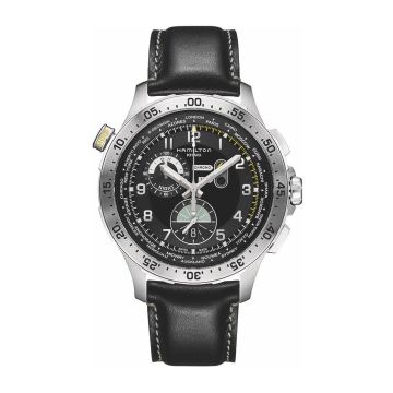 Hamilton Khaki Aviation Worldtimer Chrono Quartz