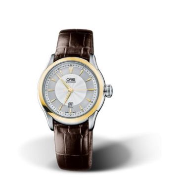 Oris Artelier Date 31 Stainless Steel - Yellow Gold / Silver