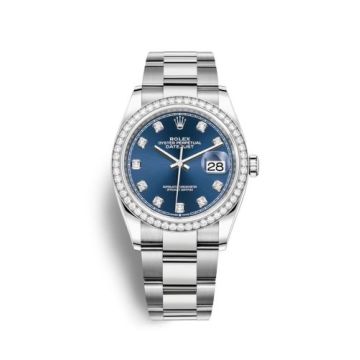 Rolex Datejust 36 Stainless Steel / Diamond / Blue-Diamond / Oyster