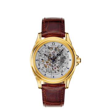 Omega De Ville Co-Axial 37.5 Yellow Gold / Skeleton