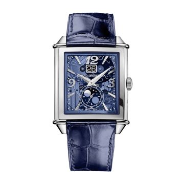 Girard-Perregaux Vintage 1945 XXL Large Date and Moonphases Stainless Steel / Blue Polycrystalline