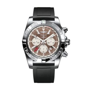 Breitling Chronomat 47 GMT Stainless Steel / Metallica Brown / Rubber