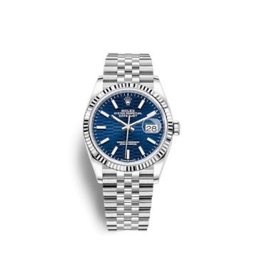 Rolex Datejust 36 Stainless Steel / Fluted / Blue - Fluted / Jubilee