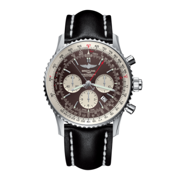 Breitling Navitimer Rattrapante Stainless Steel / Panamerican Bronze / Calf / Pin