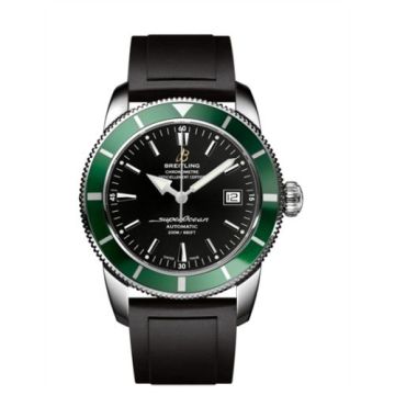 Breitling Superocean Heritage 42 Stainless Steel / Green / Volcano Black / Rubber