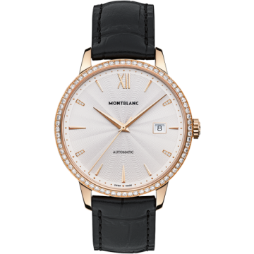 Montblanc Heritage Spirit Date Automatic 39mm Red Gold Guilloche Diamond