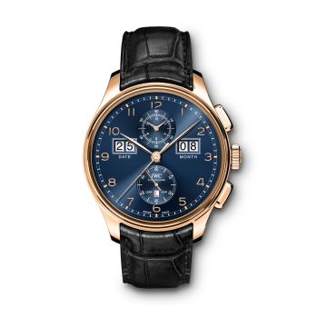 IWC Schaffhausen Portugieser Perpetual Calendar Digital Date-Month Edition "75th Anniversary" Red Gold / Blue