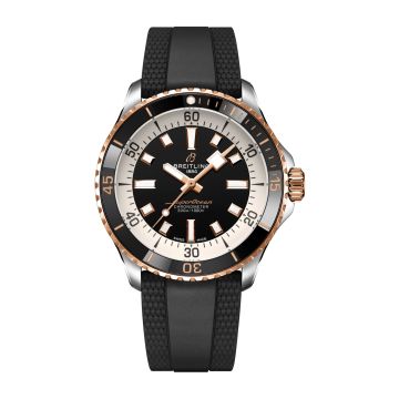 Breitling SuperOcean Automatic 42 Stainless Steel - Red Gold / Black / Rubber