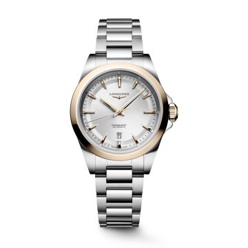 Longines Conquest 30 Stainless Steel - Pink Gold / Silver / Bracelet