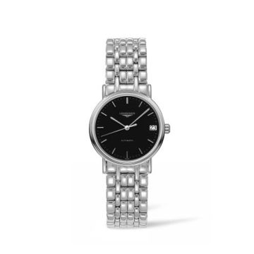 Longines Presence Automatic 30 Stainless Steel / Black / Bracelet