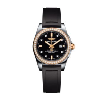Breitling Galactic 29 Stainless Steel / Rose Gold / Diamond / Trophy Black Diamond / Rubber
