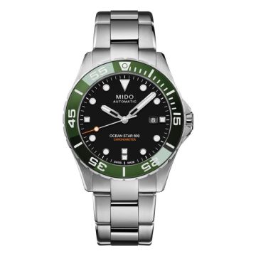 Mido Ocean Star 600 Chronometer Stainless Steel / Black / Bracelet