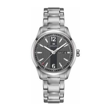 Hamilton Broadway Day Date Quartz Steel / Grey / Bracelet