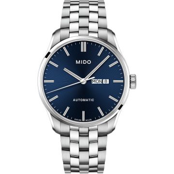 Mido Belluna Sunray Stainless Steel / Blue / Bracelet