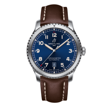 Breitling Aviator 8 Automatic 41 Stainless Steel / Blue / Calf / Pin