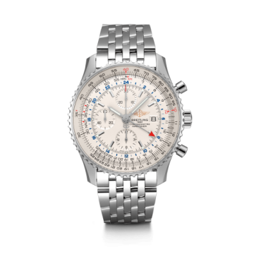 Breitling Navitimer World Stainless Steel / Silver / Bracelet