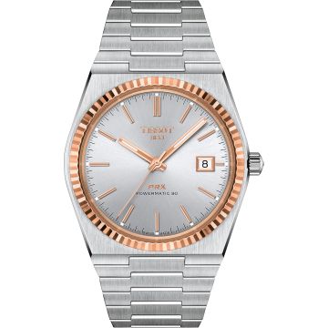 Tissot PRX Powermatic 80 Stainless Steel - Rose Gold / Silver
