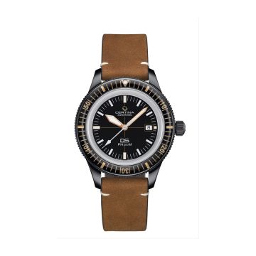 Certina DS PH200M PVD / Black / Calf