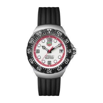 TAG Heuer Formula 1 Solargraph 38 Stainless Steel / White / Rubber