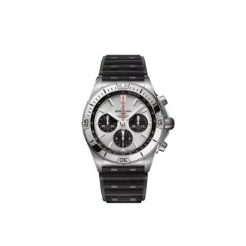 Breitling Chronomat B01 42 Stainless Steel / Silver / Rubber