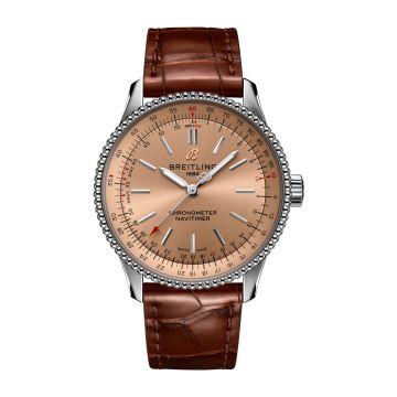 Breitling Navitimer 1 35 Automatic Stainless Steel / Copper / Croco / Pin
