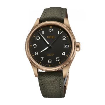 Oris Big Crown ProPilot Big Date Bronze / Black / Fabric