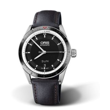 Oris Artix GT Day Date Stainless Steel - Ceramic / Black
