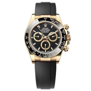 Rolex Cosmograph Daytona Yellow Gold - Cerachrom / Black / Oysterflex