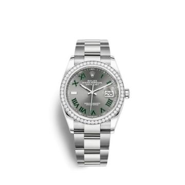 Rolex Datejust 36 Stainless Steel / Diamond / Slate - Roman / Oyster