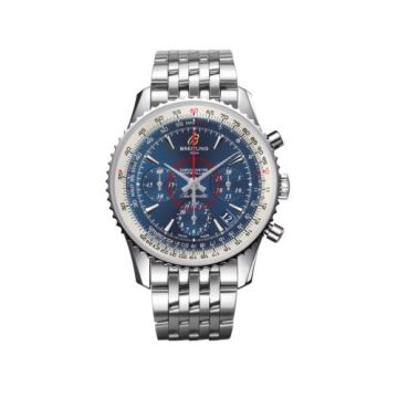 Breitling Montbrillant 01 Stainless Steel / Aurora Blue / Bracelet / Limited Edition
