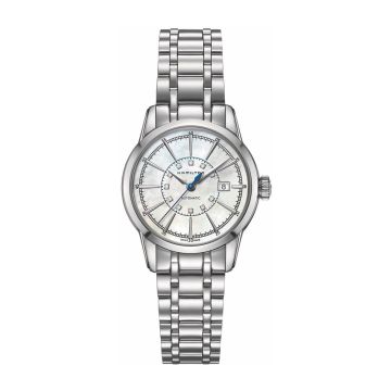 Hamilton Railroad Lady 32 Auto Stainless Steel / MOP / Bracelet