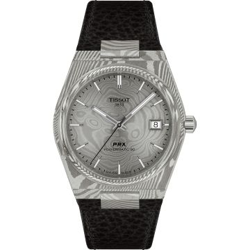 Tissot PRX Powermatic 80 38 Damascus Steel / Leather