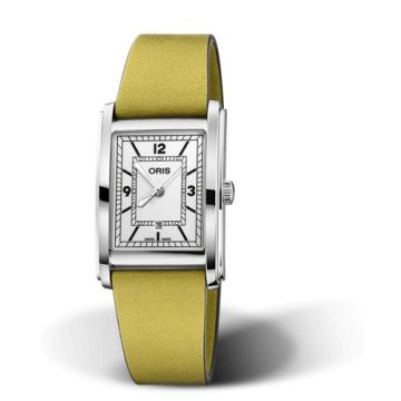 Oris Rectangular Date 25.5 Stainless Steel / Silver