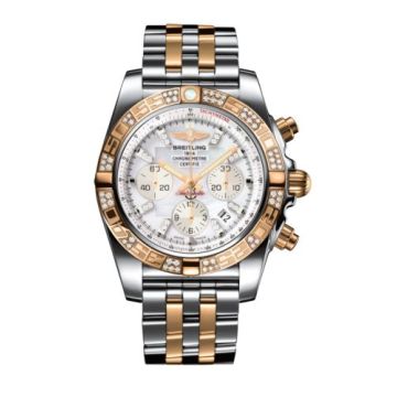 Breitling Chronomat 44 Stainless Steel / Rose Gold / Diamond / Pearl Diamond / Bracelet