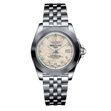 Breitling Galactic 32 Sleek Edition Stainless Steel / Pearl / Bracelet