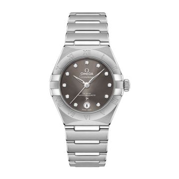 Omega Constellation Manhattan 29 Co-Axial Master Chronometer Stainless Steel / Grey - Diamond