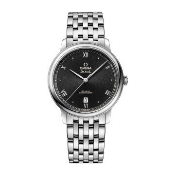 Omega De Ville Prestige Co-Axial 39.5 Stainless Steel / Black Sunburst / Bracelet
