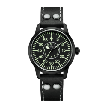 Laco Pilot Watch Basic Birmingham Stainless Steel / Black