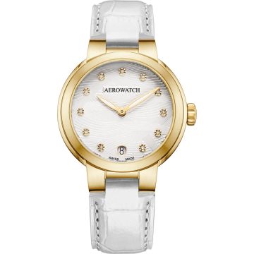 Aerowatch Harmonie Lady Quartz Gold / White 35mm