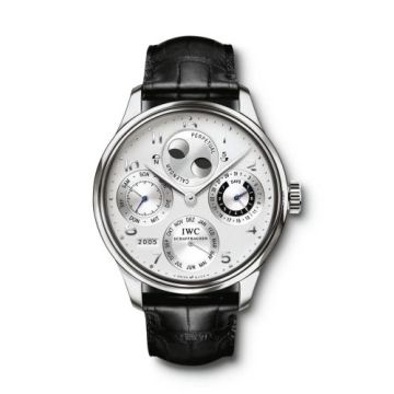 IWC Schaffhausen Portuguese Perpetual Calendar 5021 Platinum / Silver