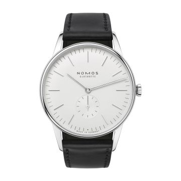 Nomos Glashütte Orion 38 White / Open Case Back