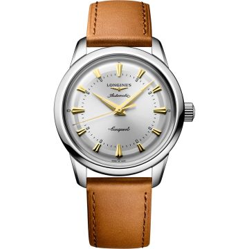 Longines Conquest Heritage 38 Stainless Steel / Silver